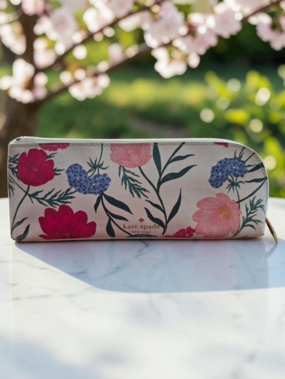 Kate Spade New York Blossom Corner Zip Cosmetic Case